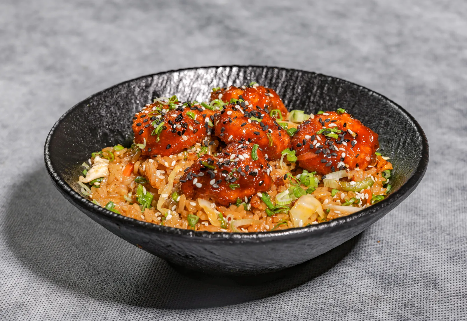 Rice Volcano Shrimp Buffalo - أرز فولكانو روبيان بافلو